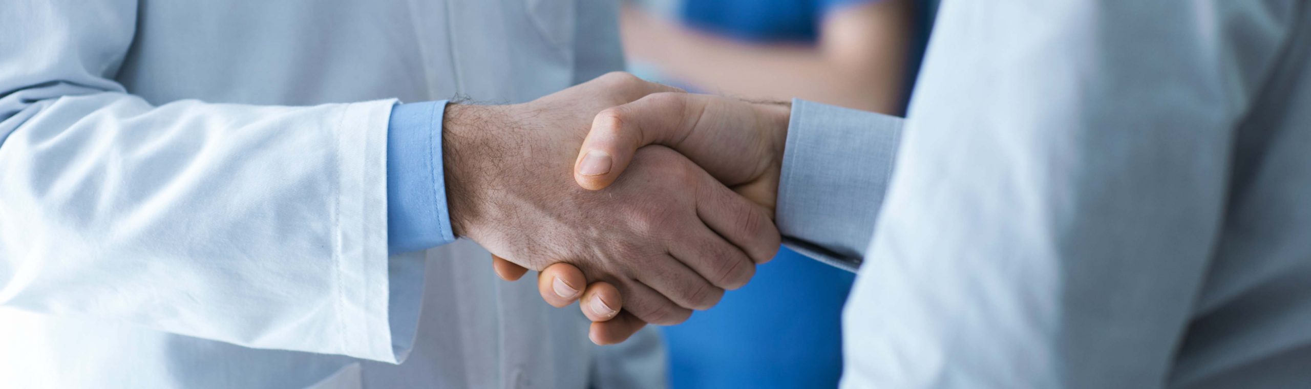 Doctors shaking hands